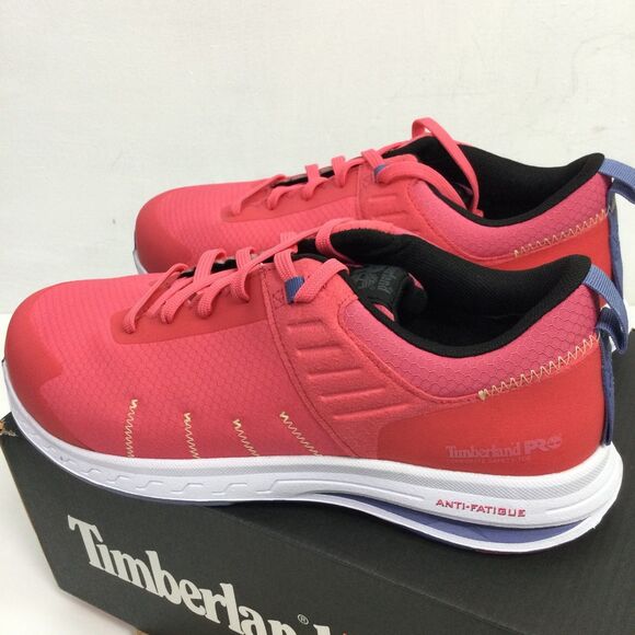 Timberland Womans PRO Overdrive Composite Sneakers Safety Toe Pink Size US 9 NWB - Picture 9 of 13
